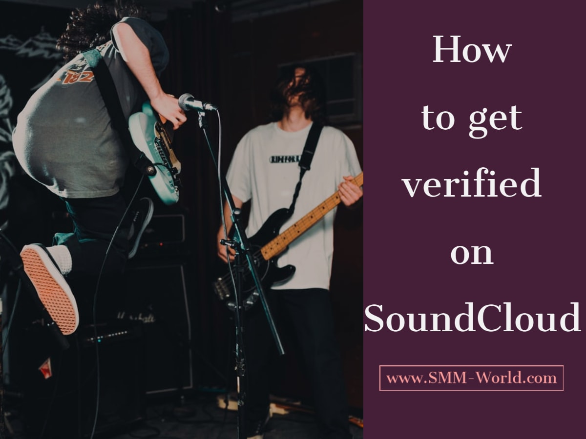 Get verified on Soundcloud