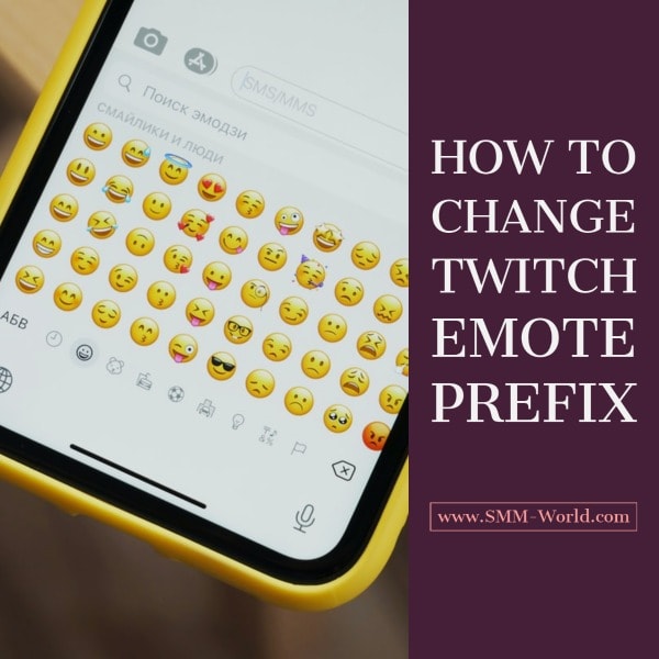 How to change Twitch emote prefix